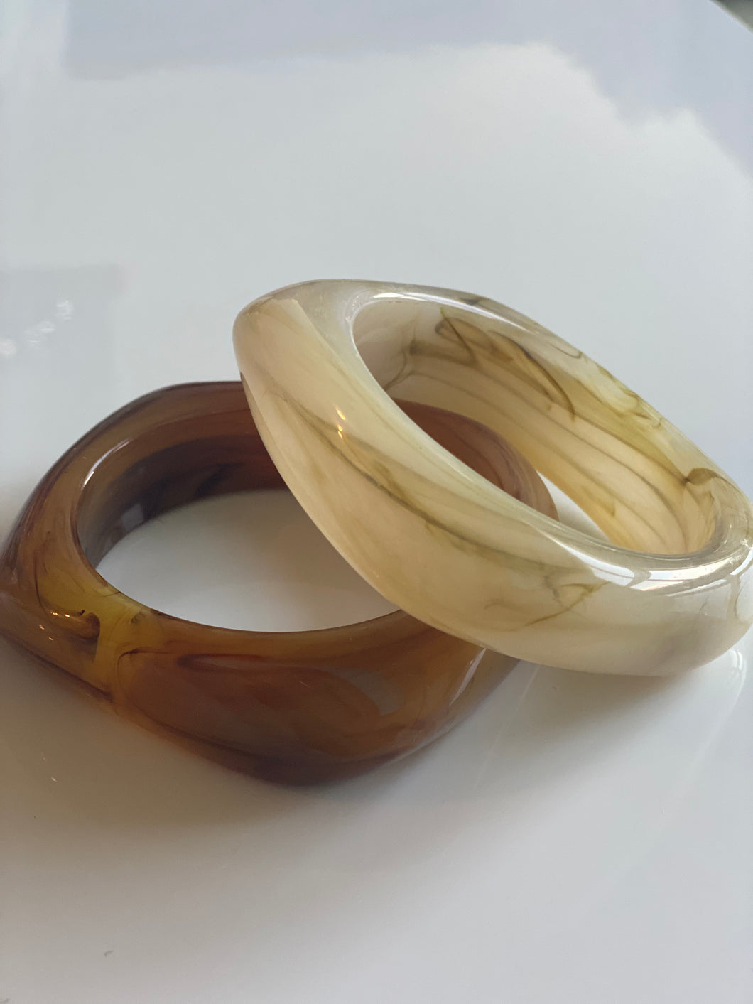 2 Tone Toffee Bangle Set