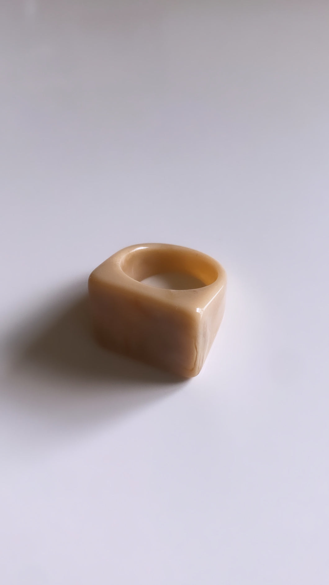 Caramel Square Shape Ring